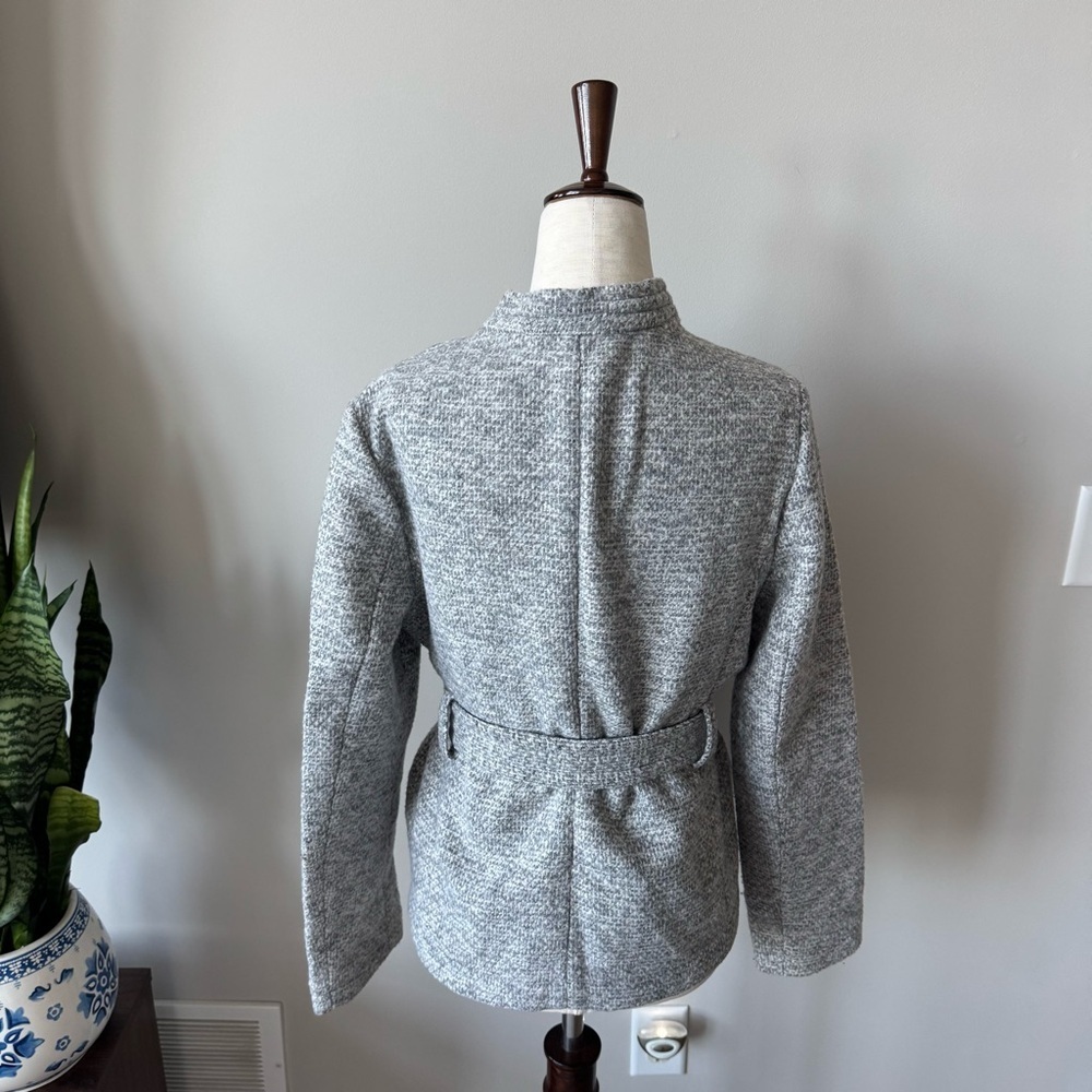 Banana Republic Gray Belted Blazer Jacket - Picture 5 of 11